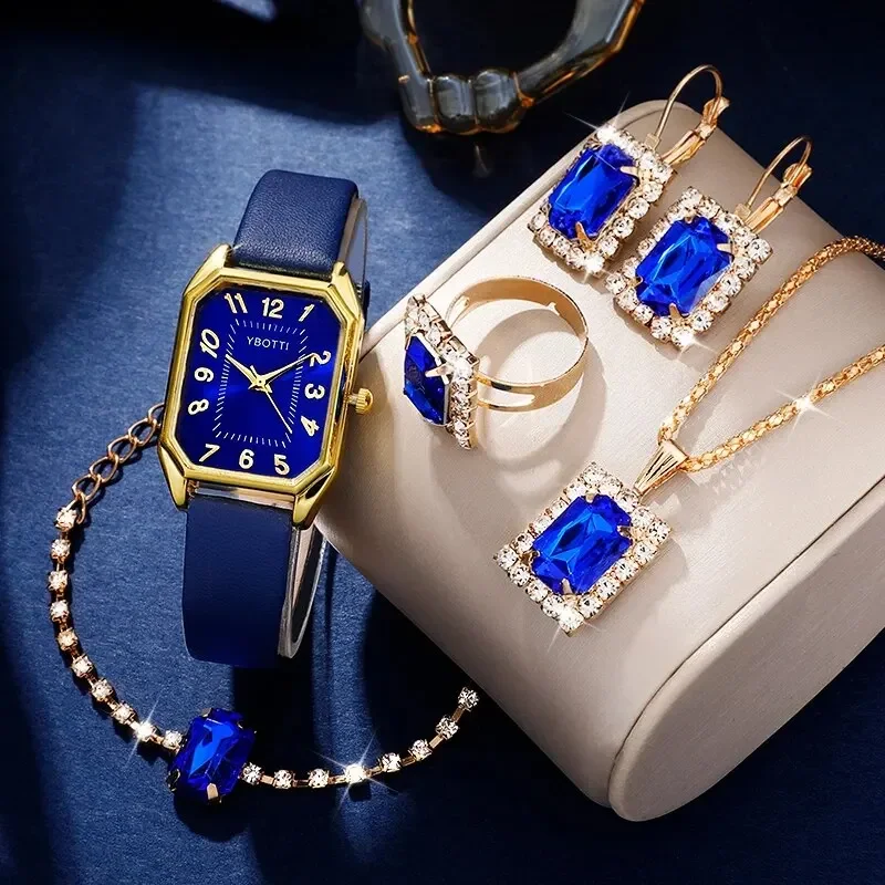 Luxury Watch With Leather Strap - Relojes cuadrados de lujo a la