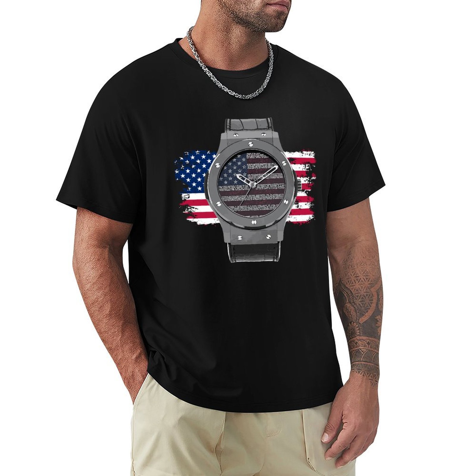 Luxury Watch Drawing - Camiseta LUXURY WATCH DRAWING, camiseta informal