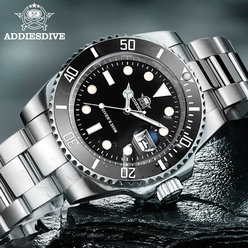 Luxury Watch Drawing - ADDIESDIVE 41mm reloj de cuarzo para