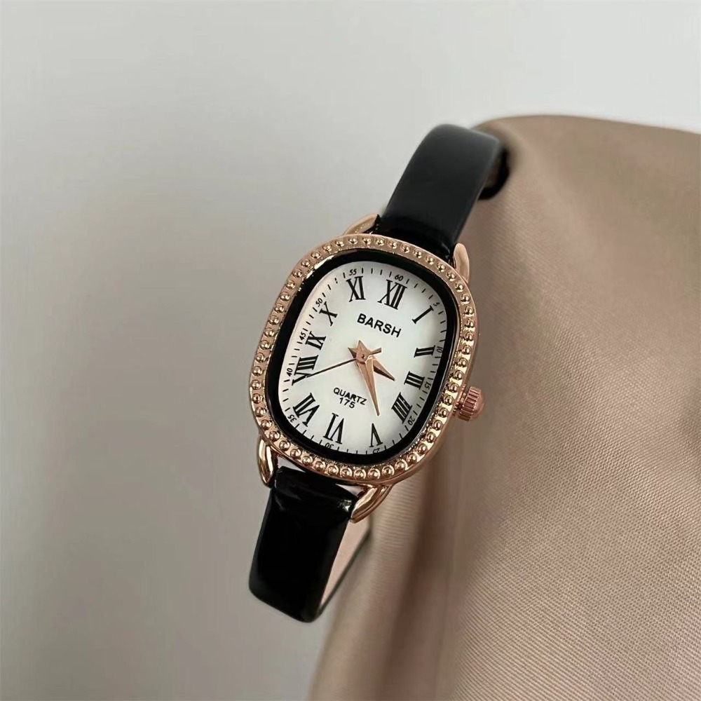 Luxury Watch With Leather Strap - Relojes de marca famosa con esfera
