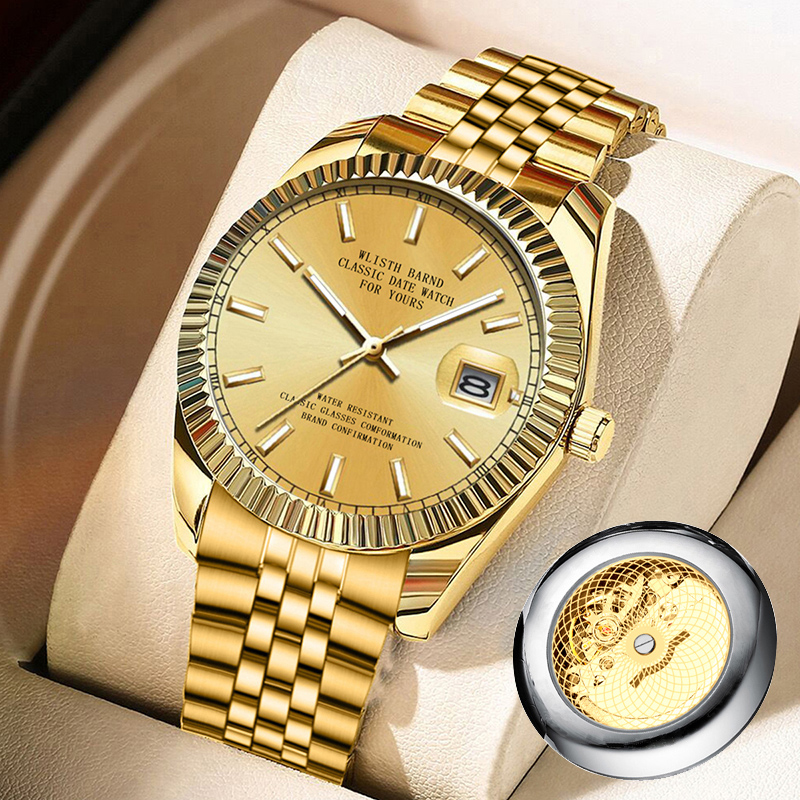 Luxury Watch Trading - Reloj Mecánico de cuarzo para hombre,