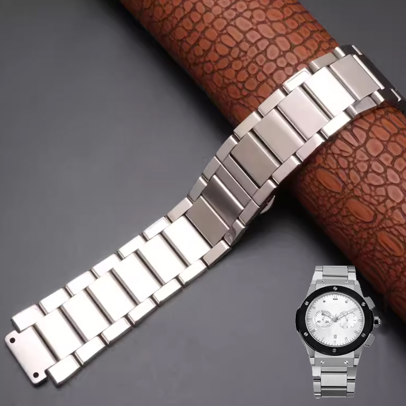 Luxury Watch Hublot - Correa de reloj de acero inoxidable