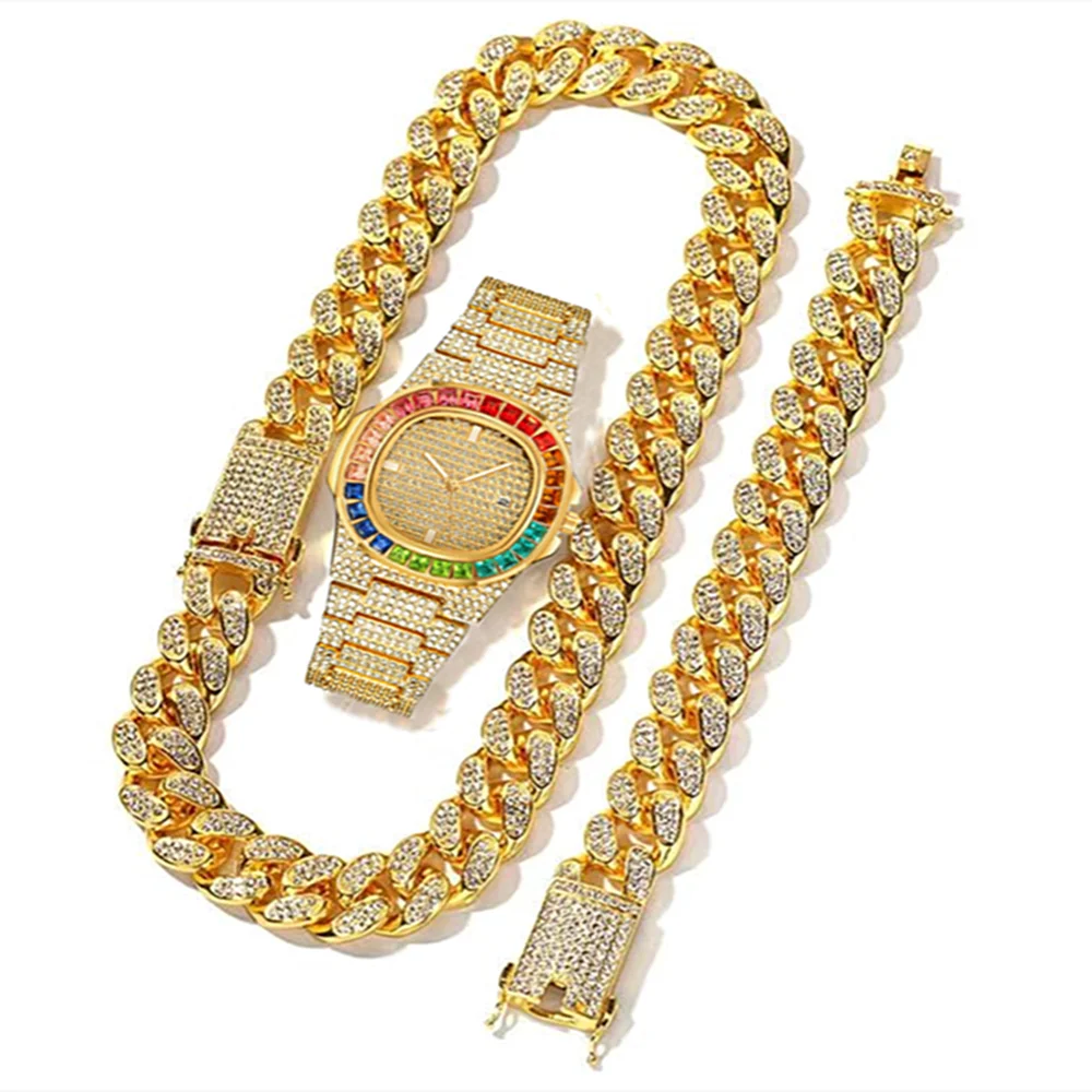 Luxury Watch Miami - Set de Joyería para Hombre de