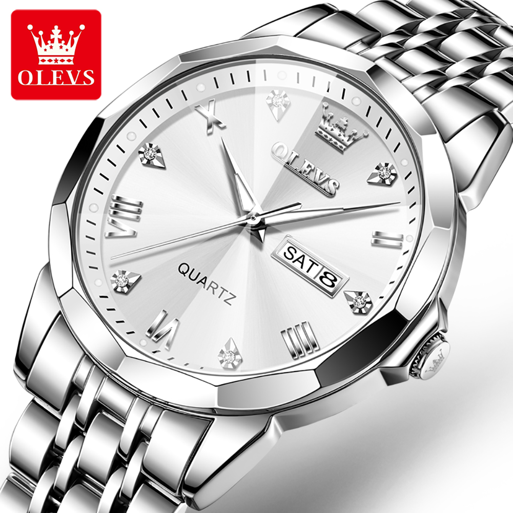 Relojes OLEVS 9931 originales  - Luxury Watch Organizer For Men reseña y precio