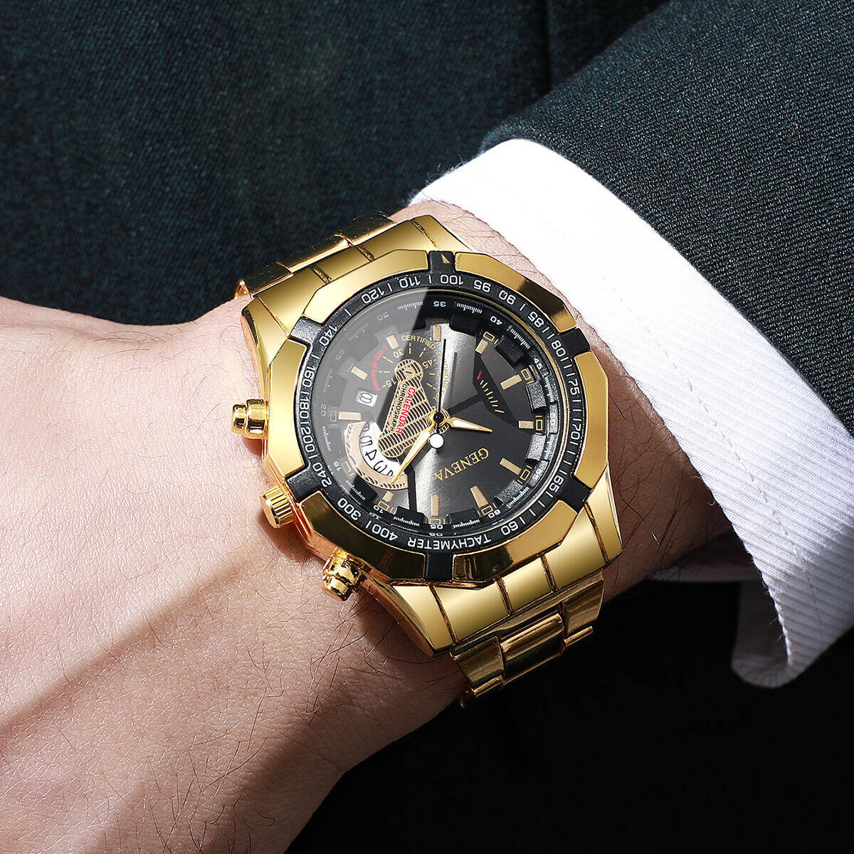 Relojes de negocios a la moda  - Luxury Watch Organizer For Men reseña y precio