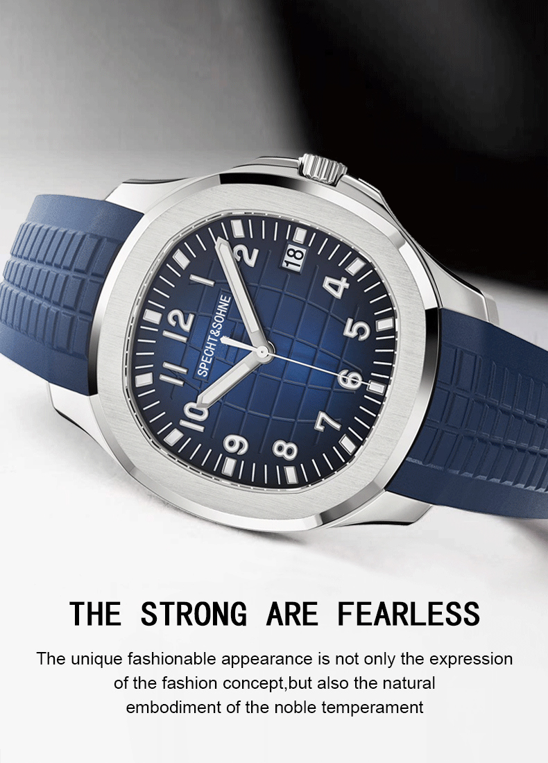 2025 nuevos relojes para hombr - Luxury Watch Rubber Strap reseña y precio