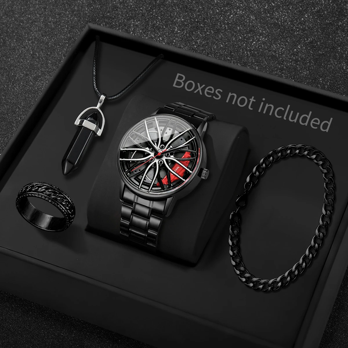 Juego de 4 Relojes Deportivos  - Luxury Watch Organizer For Men reseña y precio