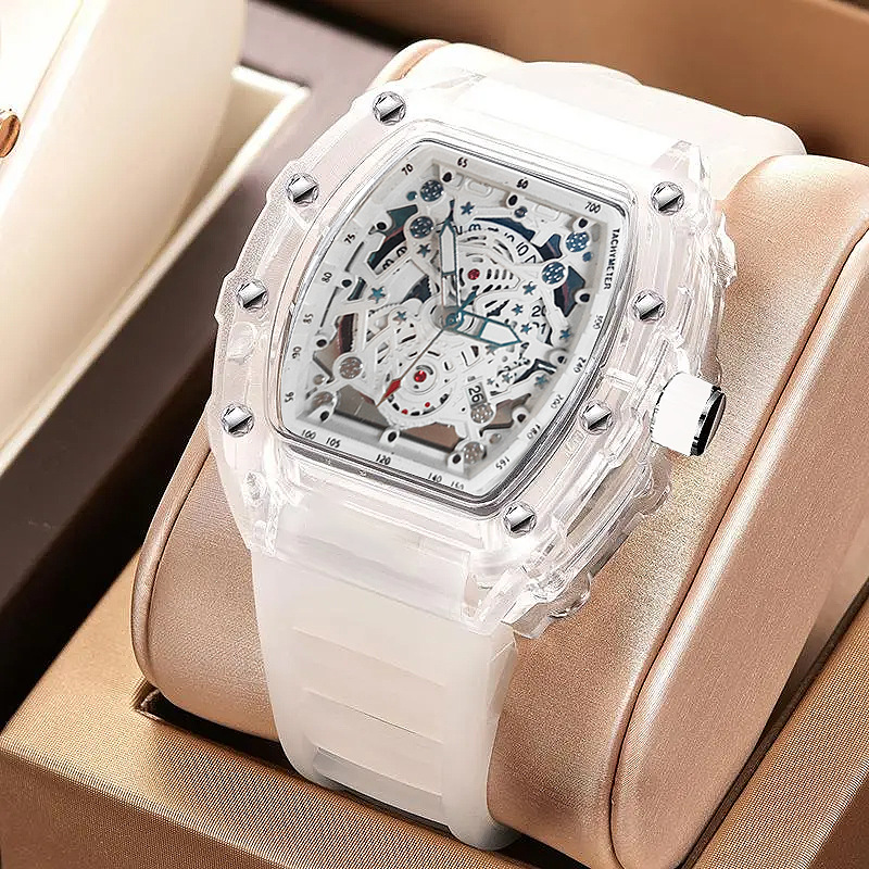 Tonneau, reloj de cuarzo a la  - Luxury Watch Rubber Strap reseña y precio