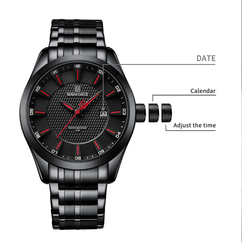 Reloj de cuarzo NAVIFORCE para - Luxury Watch Trading reseña y precio