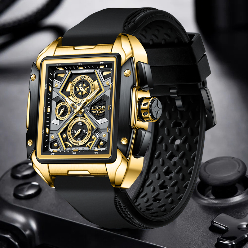 LIGE-reloj analógico con corre - Luxury Watch Hublot reseña y precio