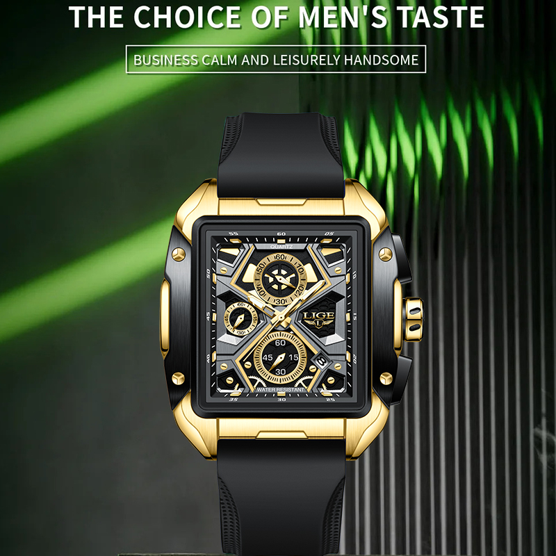 LIGE-reloj analógico con corre - Luxury Watch Hublot reseña y precio