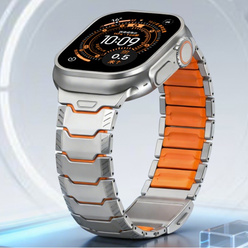 Correa de Titanio y Goma para  - Luxury Watch Rubber Strap reseña y precio