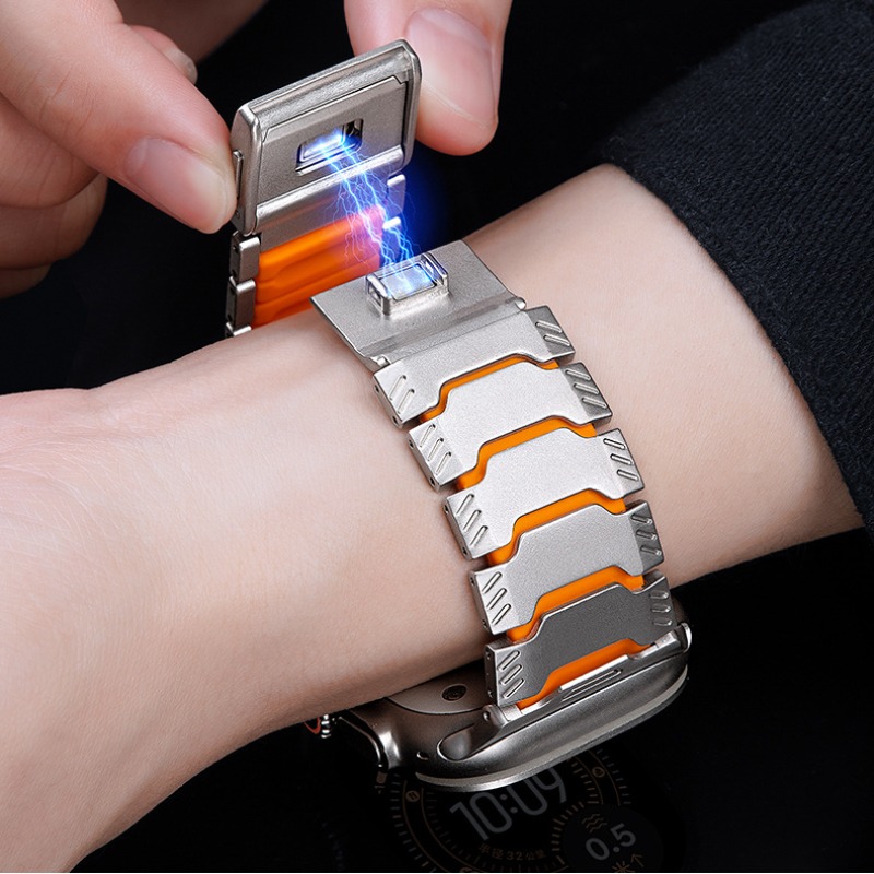 Correa de Titanio y Goma para  - Luxury Watch Rubber Strap reseña y precio