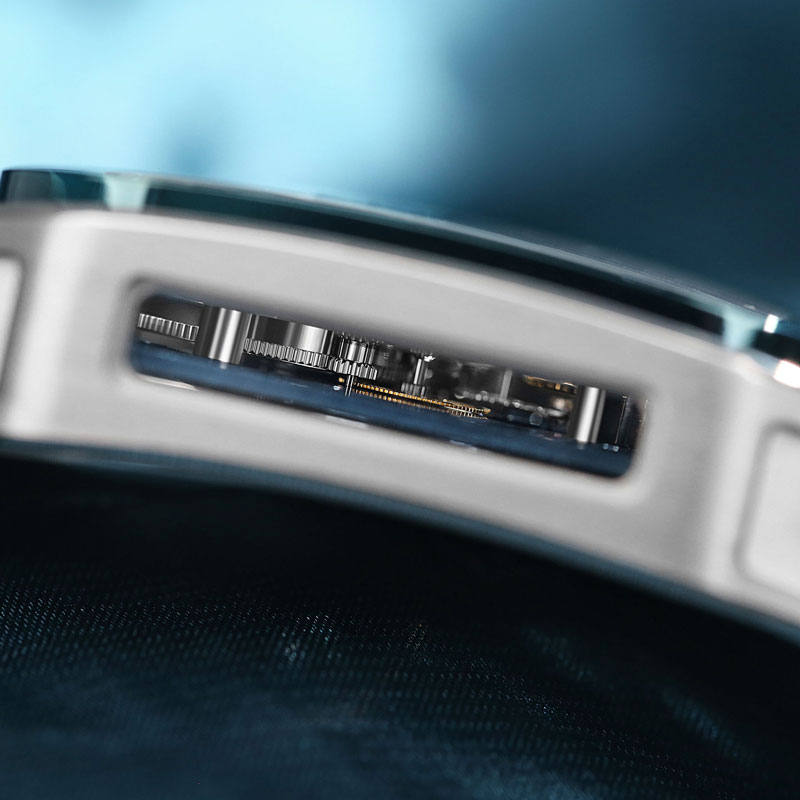BODERRY-relojes de esqueleto p - Luxury Watch Rubber Strap reseña y precio