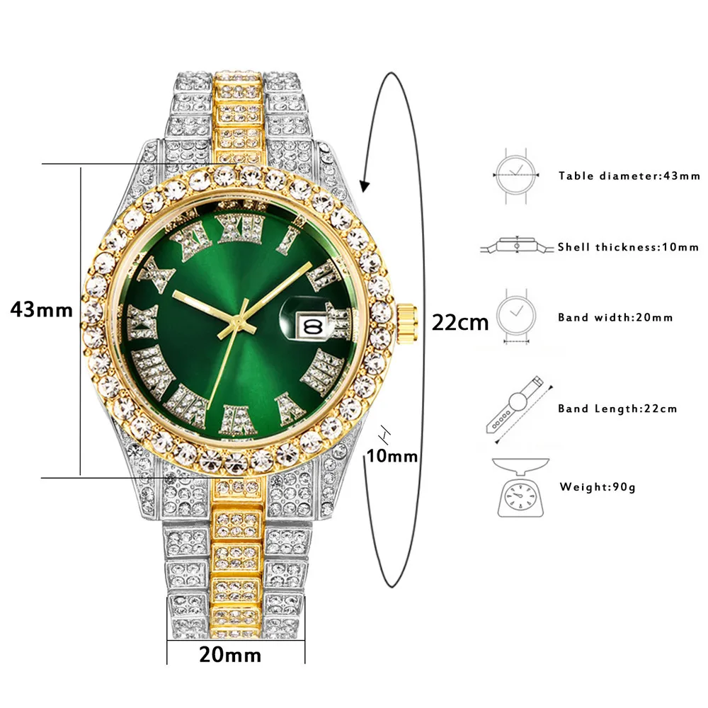 Pulsera completamente helada p - Luxury Watch Miami reseña y precio