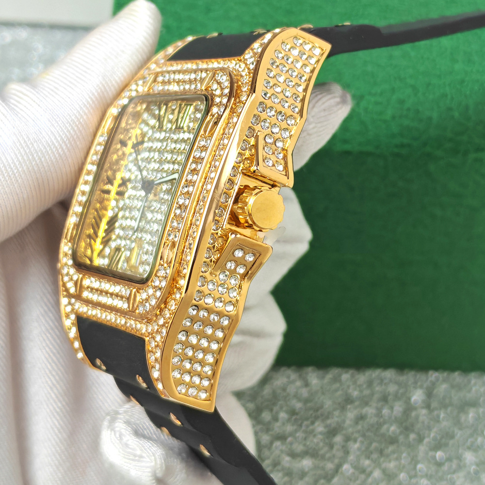 Reloj de Cuarzo Cuadrado de Mo - Luxury Watch Rubber Strap reseña y precio