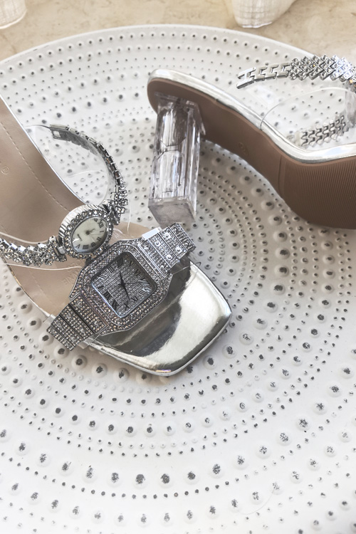 Sandalias de tacón alto con re - Luxury Watch With Leather Strap reseña y precio