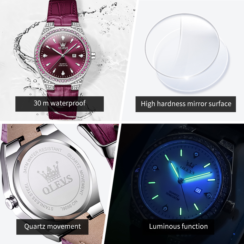 OLEVS, relojes originales para - Luxury Watch Cheap reseña y precio