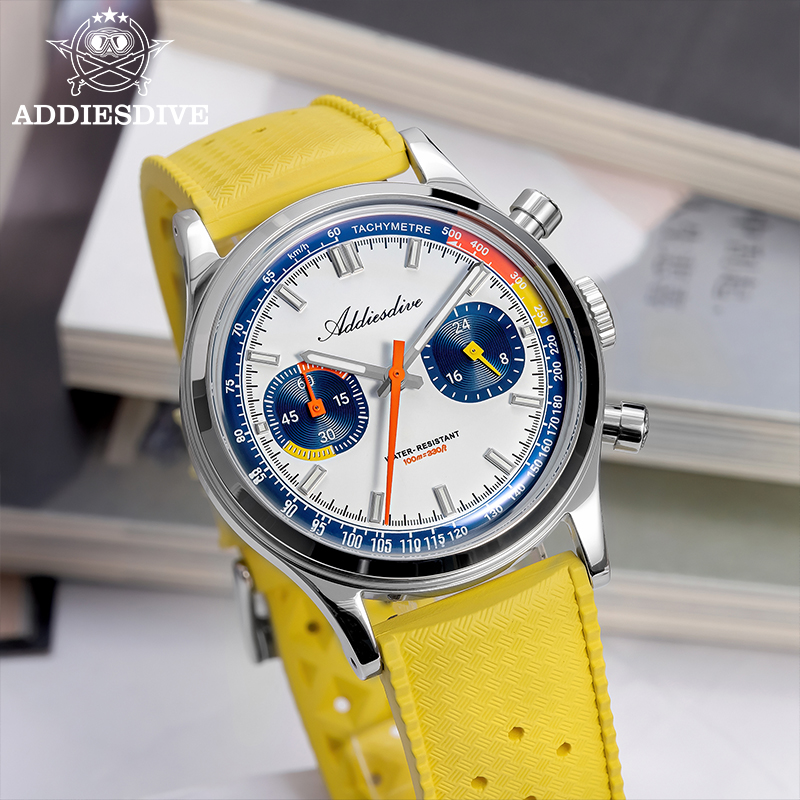 Relojes de pulsera ADDIESDIVE  - Luxury Watch Rubber Strap reseña y precio