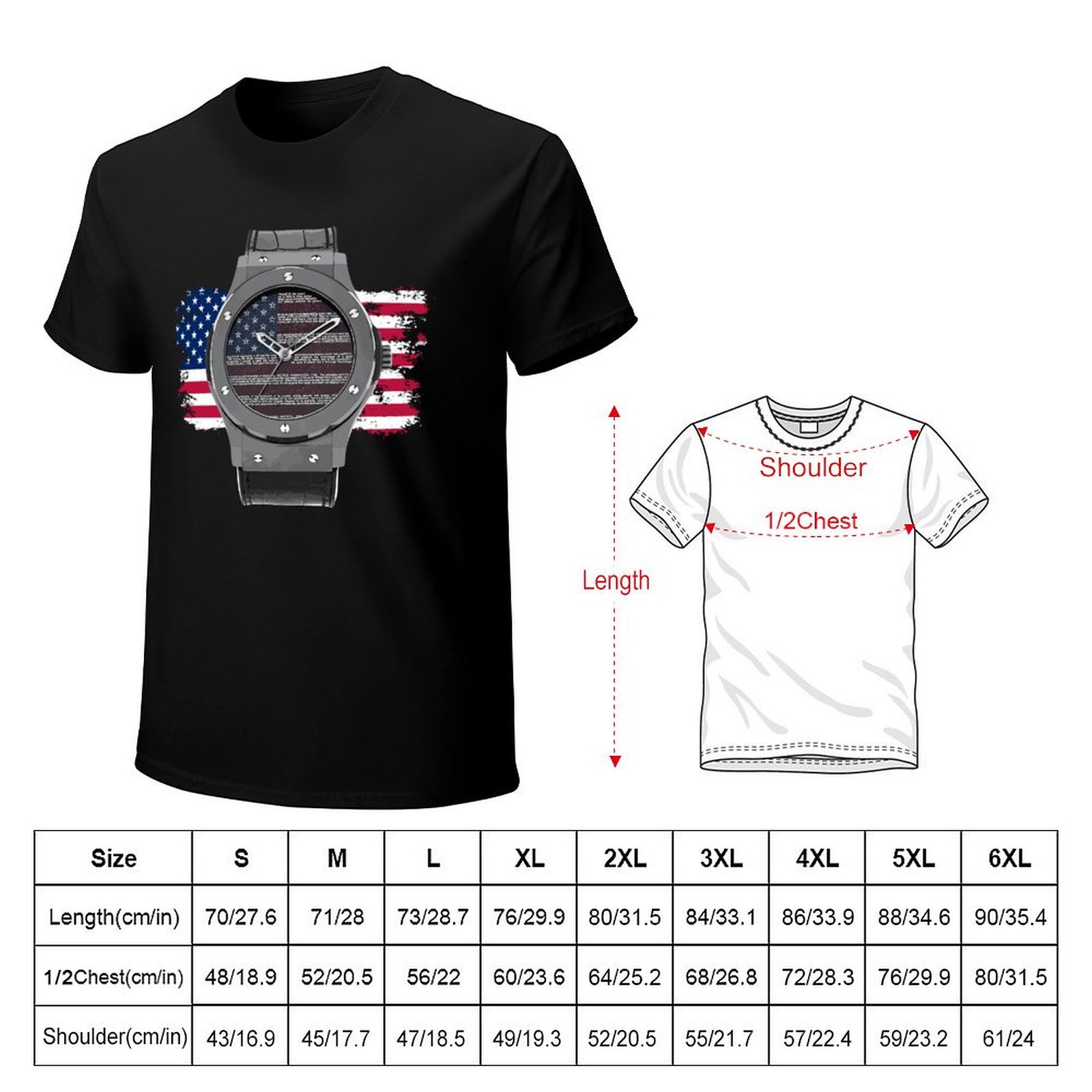 Camiseta LUXURY WATCH DRAWING, - Luxury Watch Drawing reseña y precio