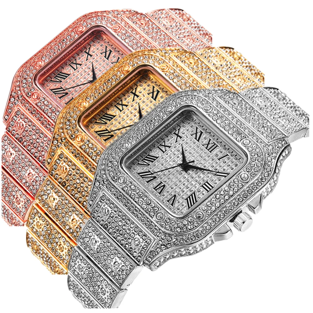 Cadena helada de lujo para hom - Luxury Watch Miami reseña y precio