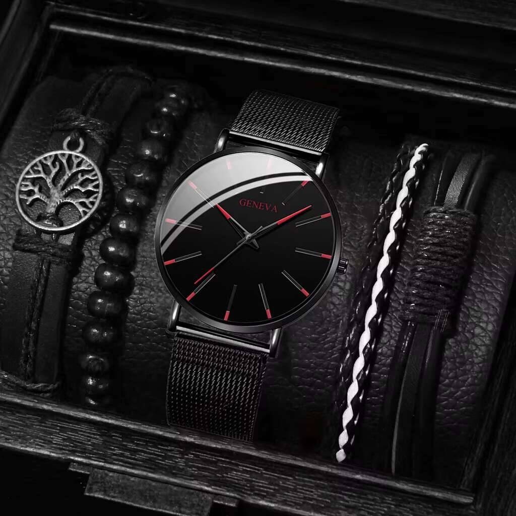 Juego de 5 pulseras de reloj d - Luxury Watch Organizer For Men reseña y precio