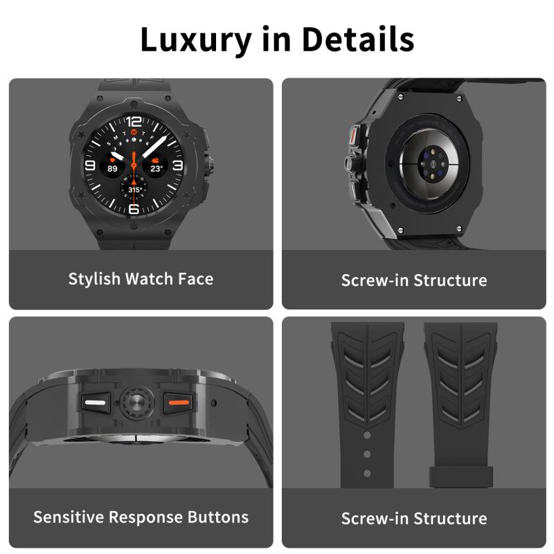 Kit de modificación de Metal d - Luxury Watch Rubber Strap reseña y precio