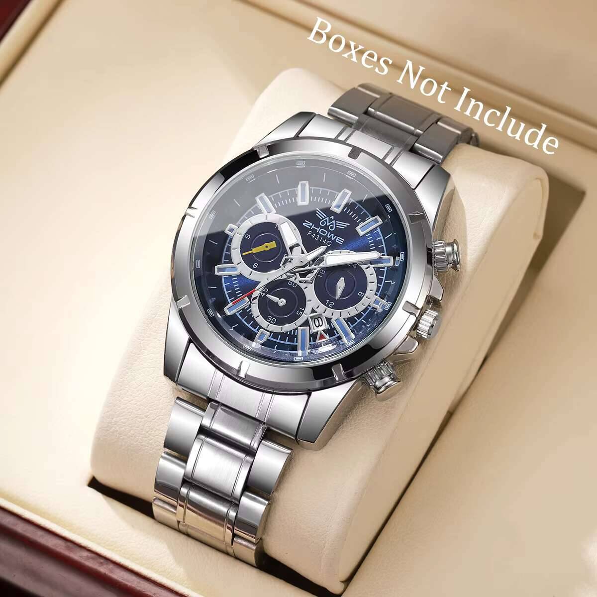 Reloj de cuarzo con calendario - Luxury Watch Organizer For Men reseña y precio