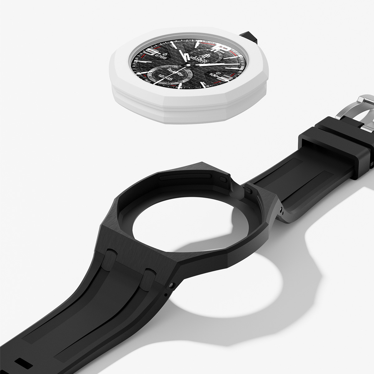 Correa de Goma para Reloj de B - Luxury Watch Rubber Strap reseña y precio