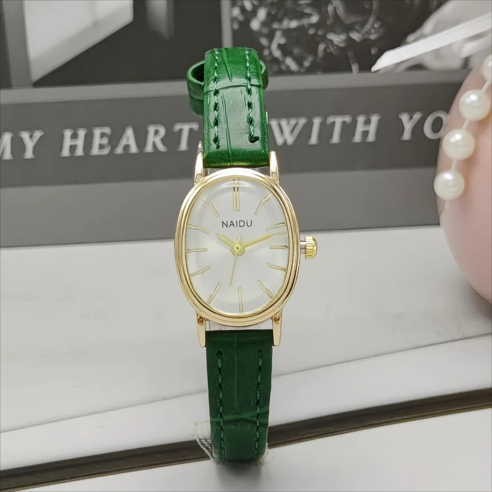 Reloj con esfera ovalada de ma - Luxury Watch With Leather Strap reseña y precio
