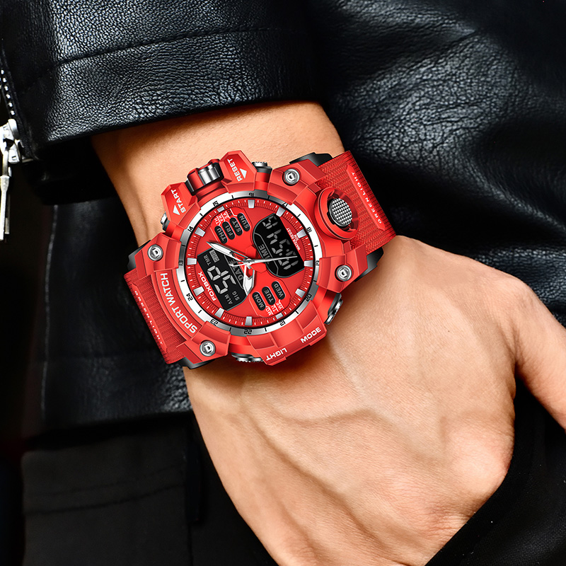 FOXBOX Reloj militar para homb - Luxury Watch Organizer For Men reseña y precio
