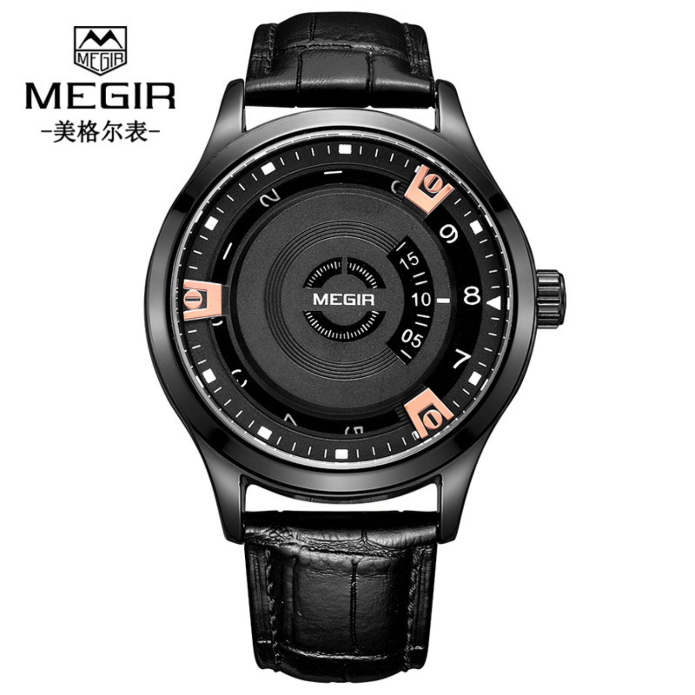 Relojes MEGIR para Hombre, Rel - Luxury Watch With Leather Strap reseña y precio