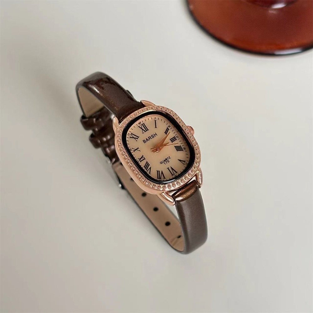 Relojes de marca famosa con es - Luxury Watch With Leather Strap reseña y precio