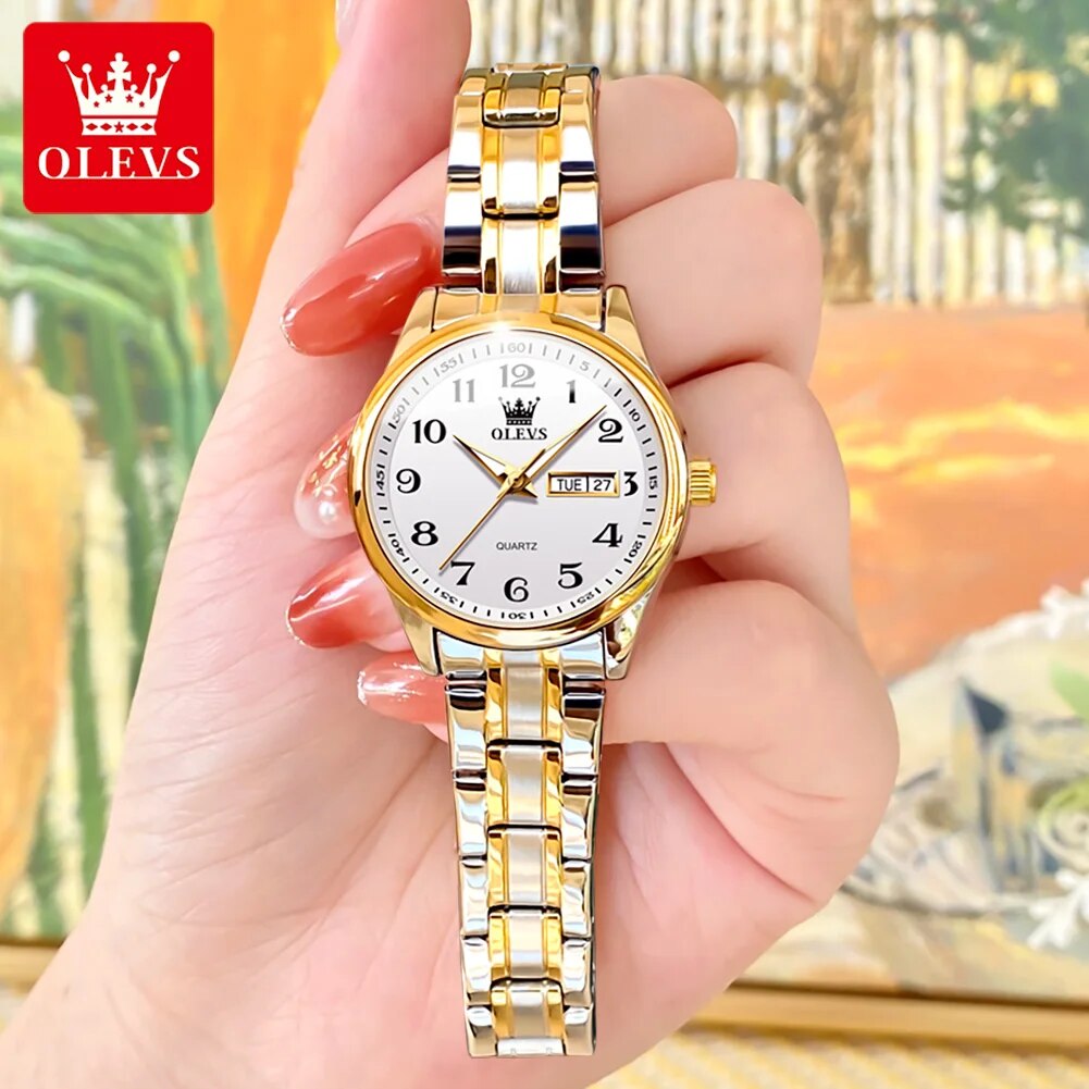 OLEVS 5567 reloj de cuarzo de  - Luxury Watch Cheap reseña y precio