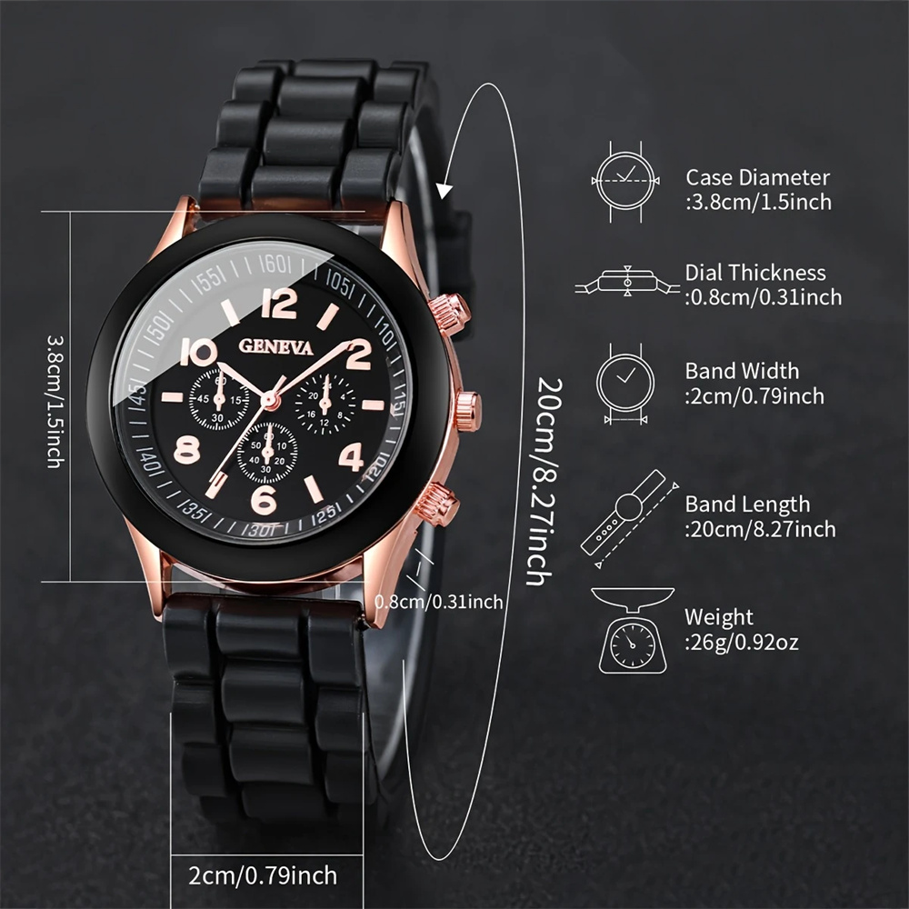Conjunto de reloj de lujo para - Luxury Watch Rubber Strap reseña y precio