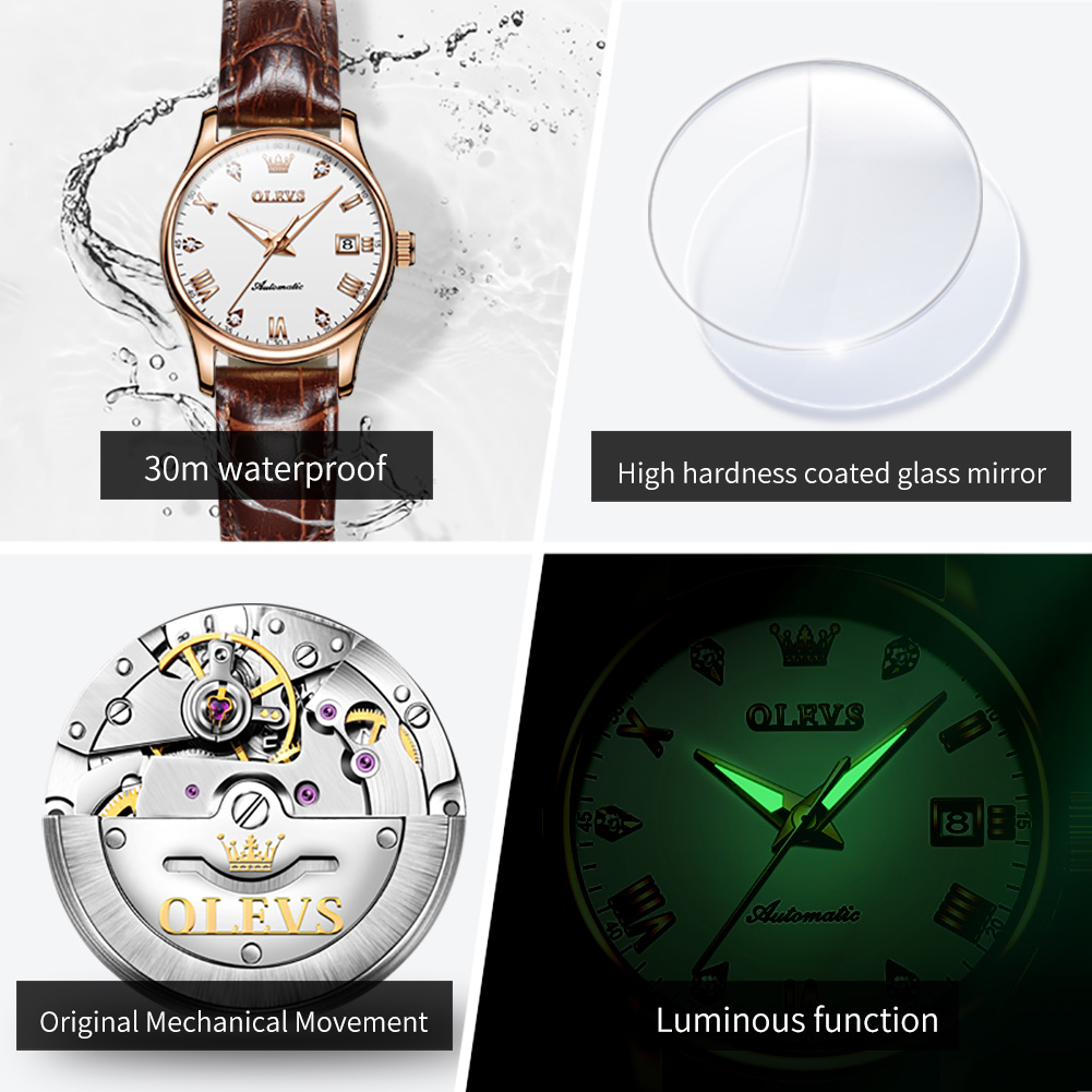 OLEVS-Reloj de pulsera para mu - Luxury Watch Cheap reseña y precio