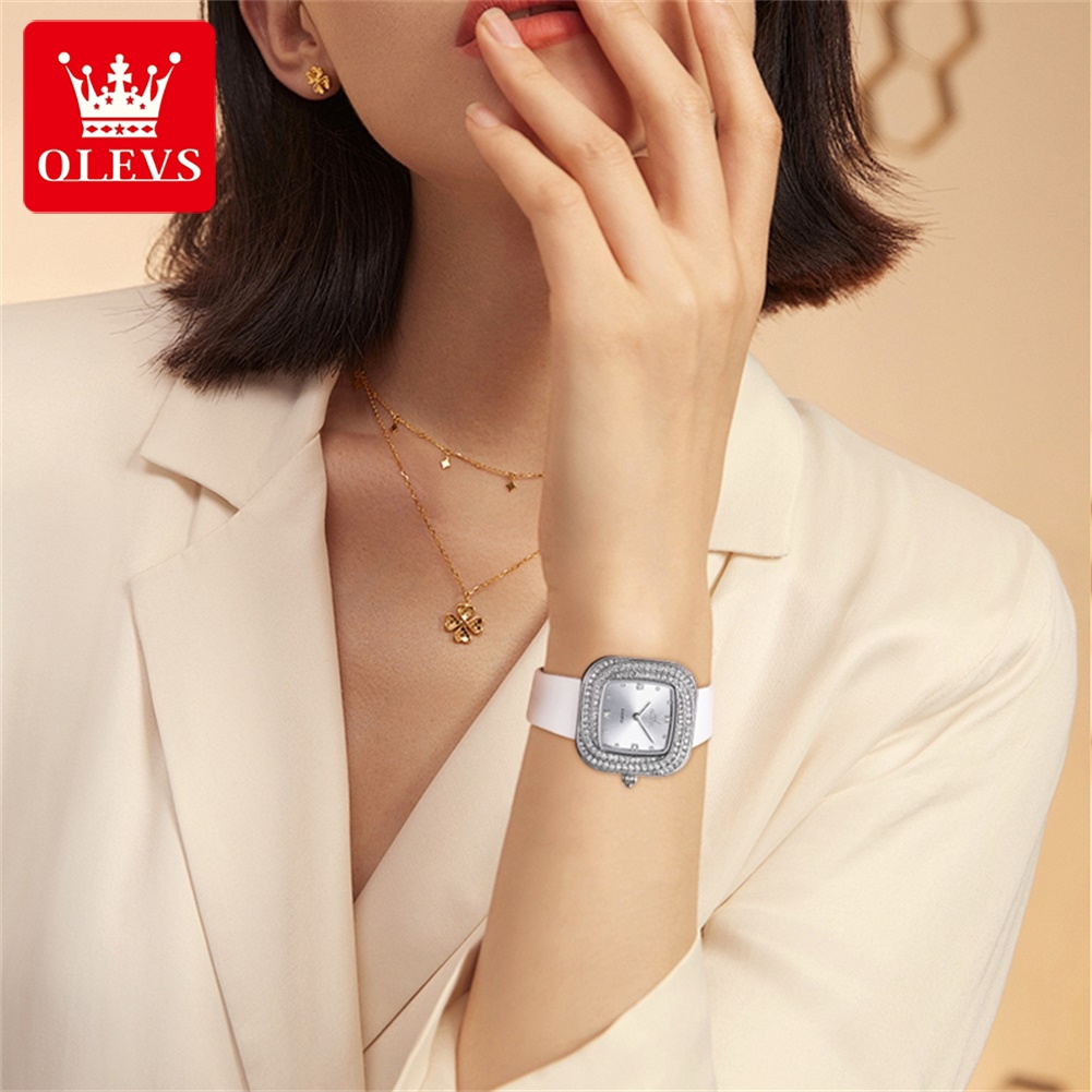 OLEVS 5512 Reloj de pulsera de - Luxury Watch With Leather Strap reseña y precio