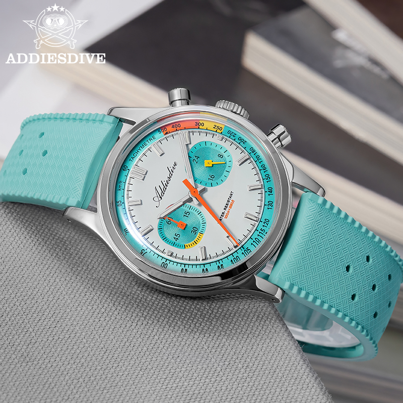 ADDIESDIVE, nuevo reloj cronóg - Luxury Watch Rubber Strap reseña y precio