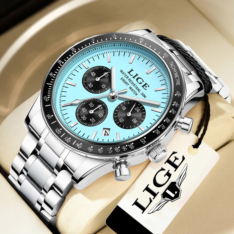 Reloj LIGE de Lujo para Hombre - Luxury Watch Organizer For Men reseña y precio