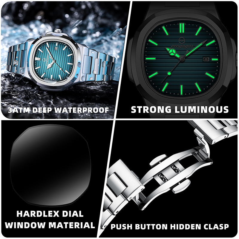 Reloj de pulsera cuadrado de l - Luxury Watch Organizer For Men reseña y precio