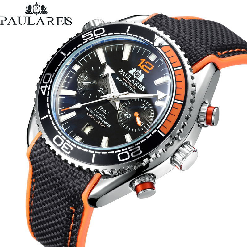 PAULAREIS P, reloj mecánico au - Luxury Watch Rubber Strap reseña y precio