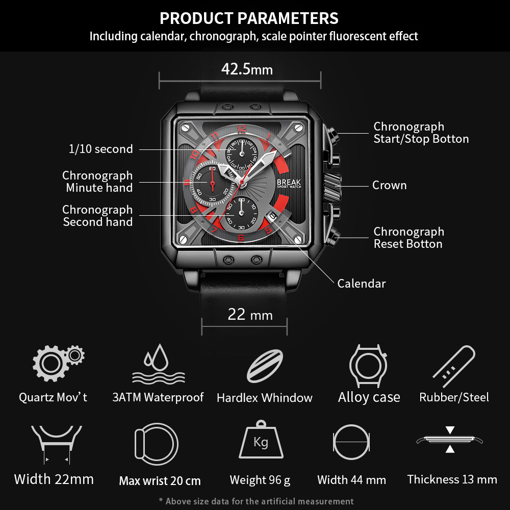 Nuevo reloj de cuarzo con cron - Luxury Watch Rubber Strap reseña y precio