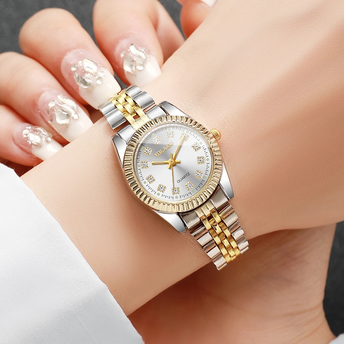 Reloj de cuarzo con diamantes  - Luxury Watch Travel Case reseña y precio