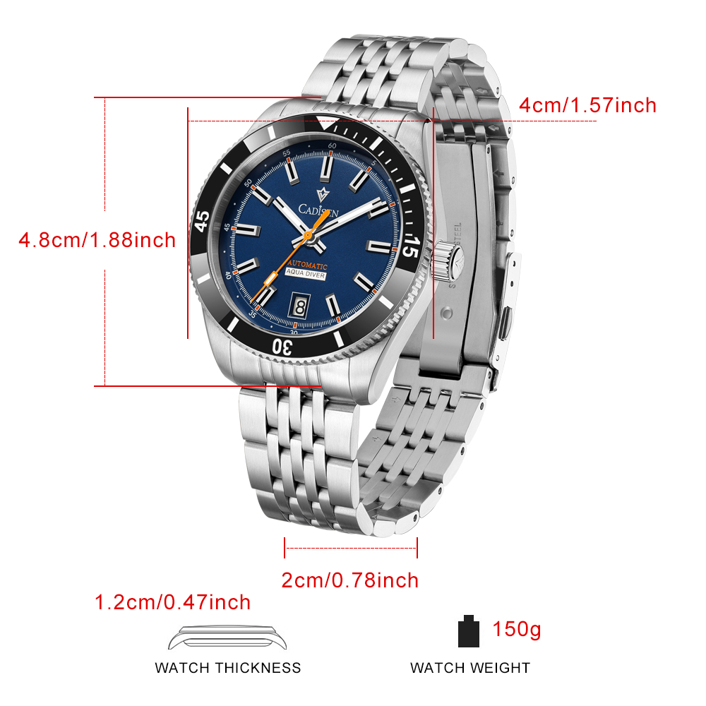 Relojes CADISEN nuevos para ho - Luxury Watch Hublot reseña y precio