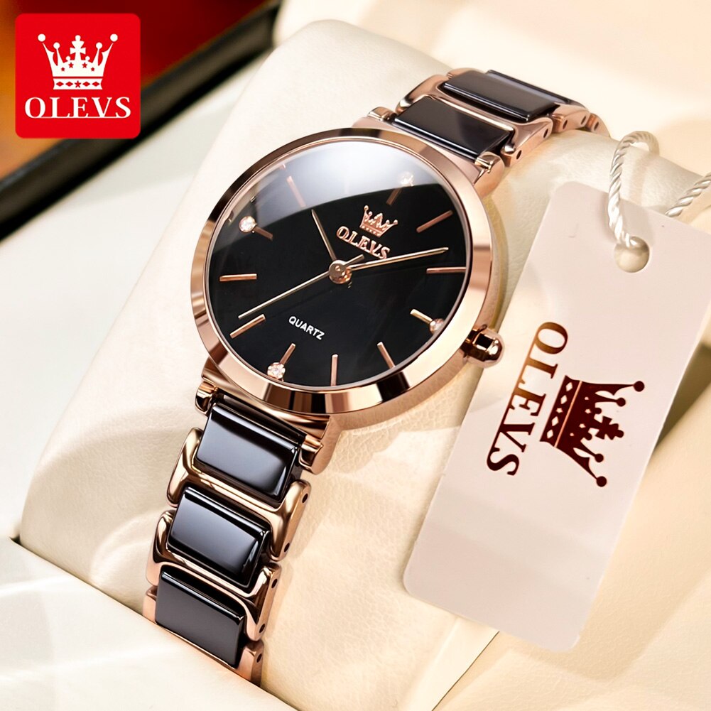 OLEVS-Reloj de cuarzo con corr - Luxury Watch Cheap reseña y precio