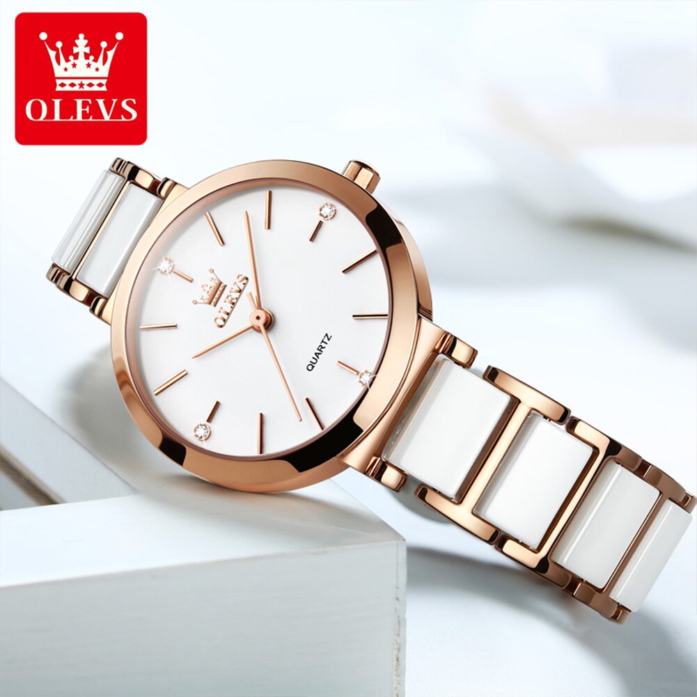 OLEVS-Reloj de cuarzo con corr - Luxury Watch Cheap reseña y precio